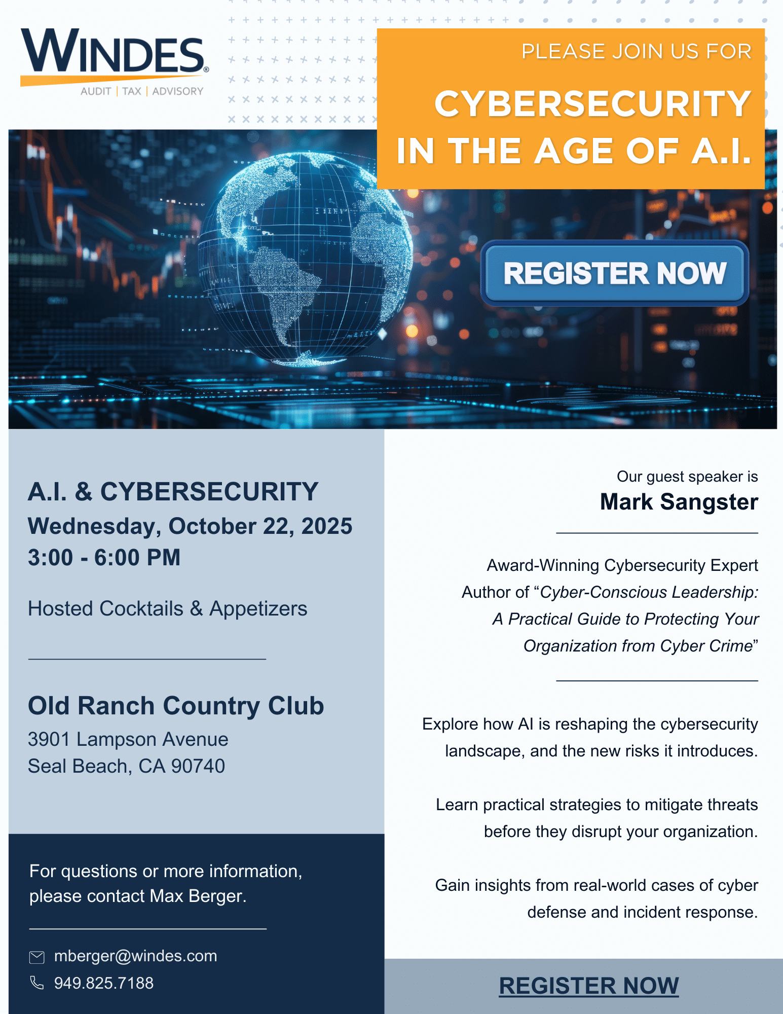 Cybersecurity Event Invitation
