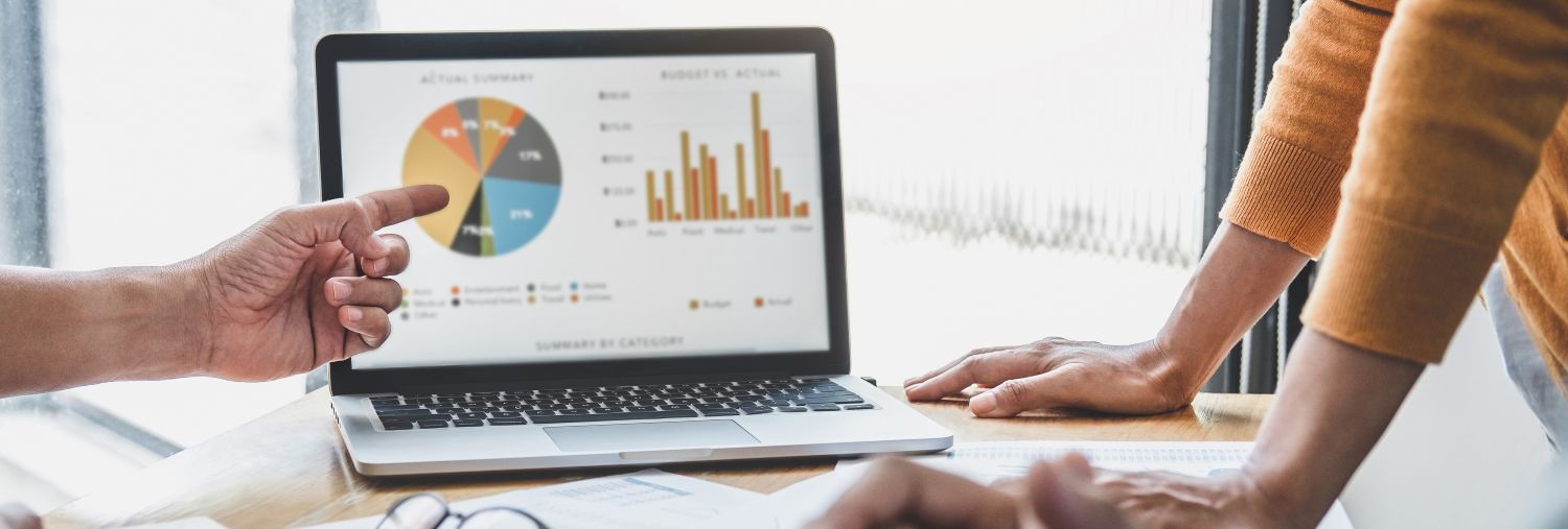 team managing financial oversight of their business