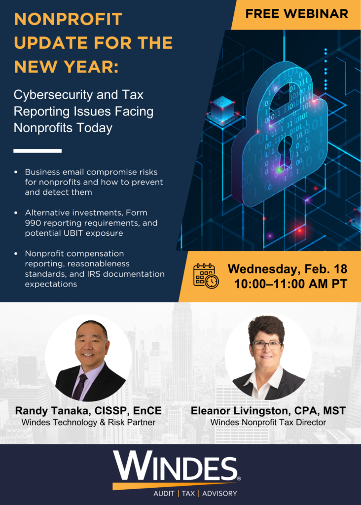 Windes NFP Webinar 2026